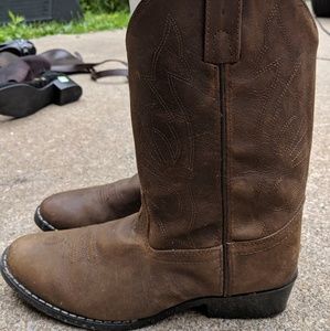 Masterson Boot Co. Tan Leather Cowboy Boots 6D